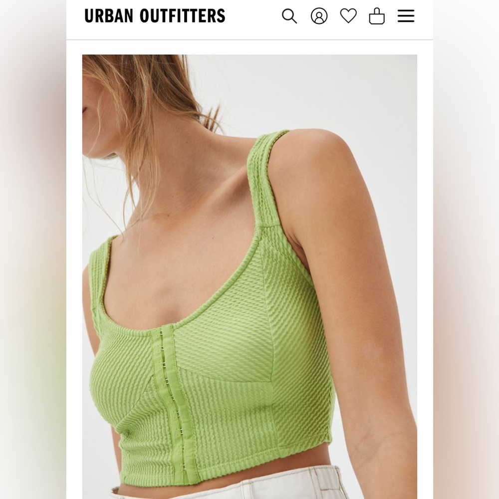 Urban Outfitters Estella Textured Tank Top